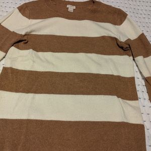 J Crew Striped Sweater - XS